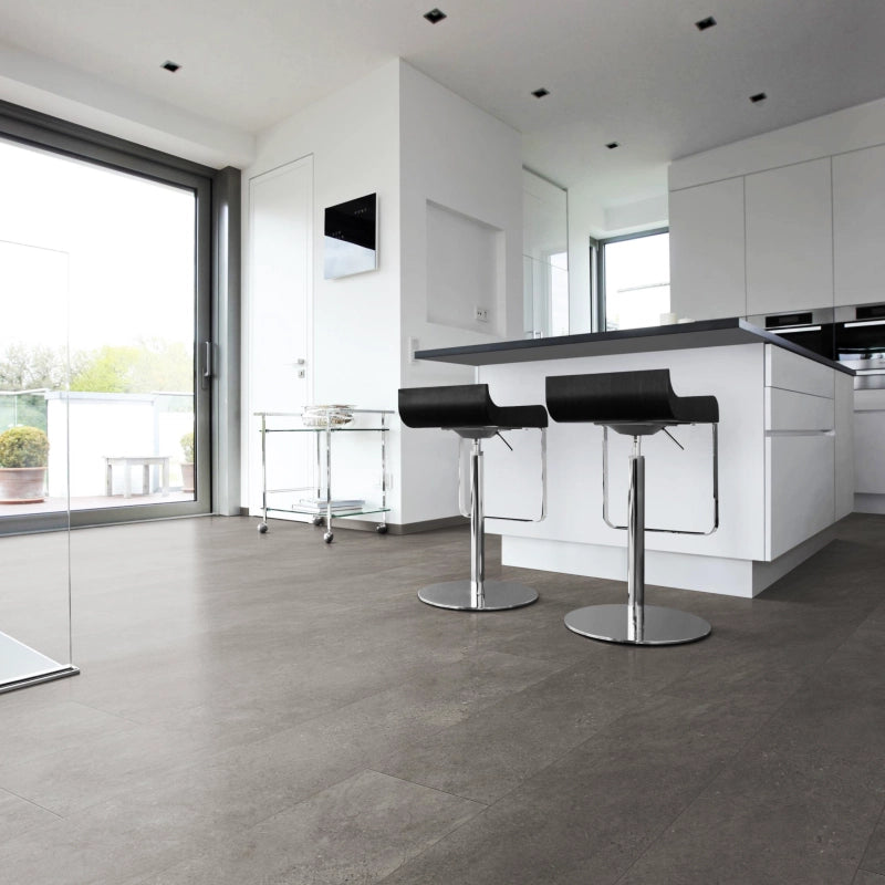 Klick-Vinyl Fliese Graphit