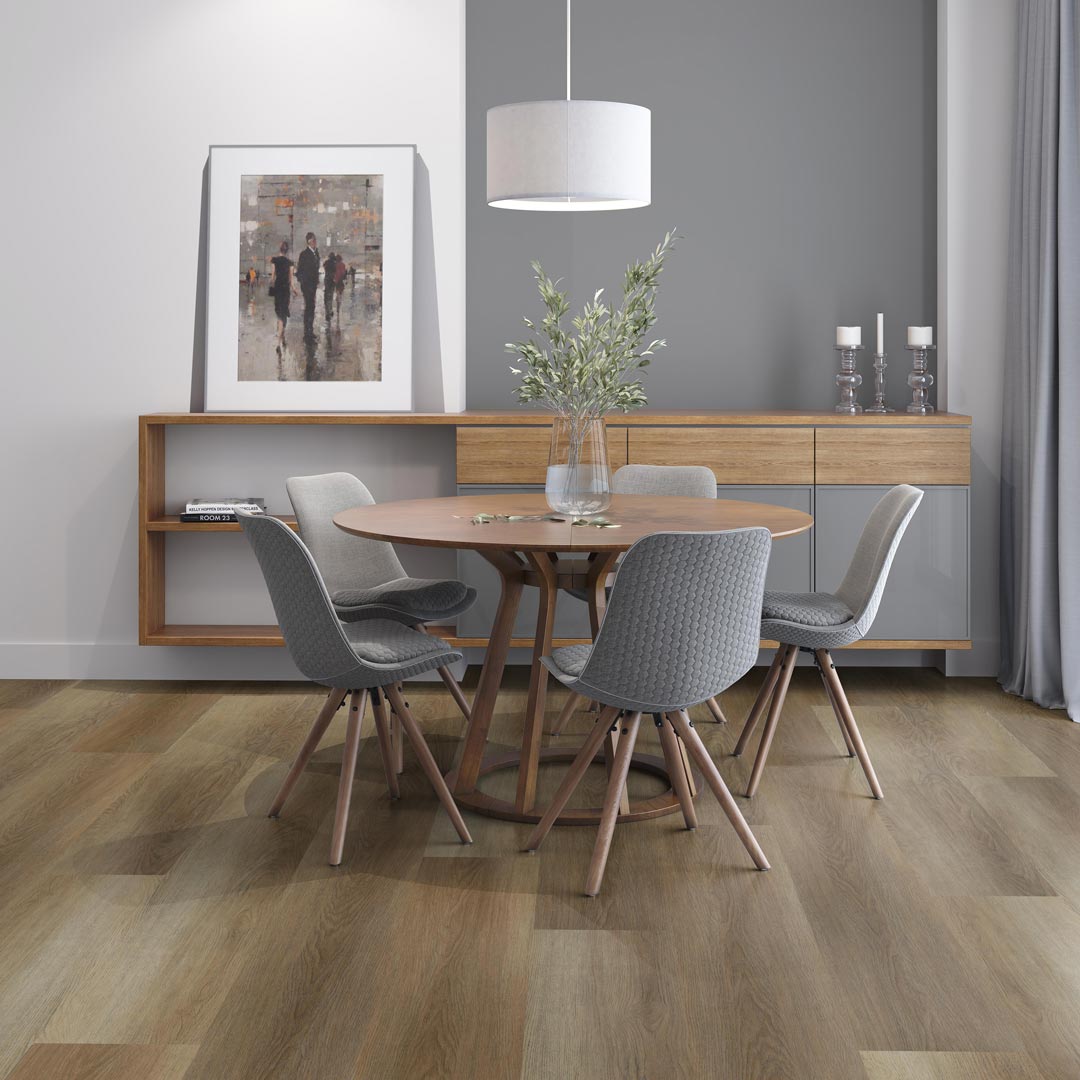 Klebe-Vinyl Gavarres Eiche Lang- und Breitdiele