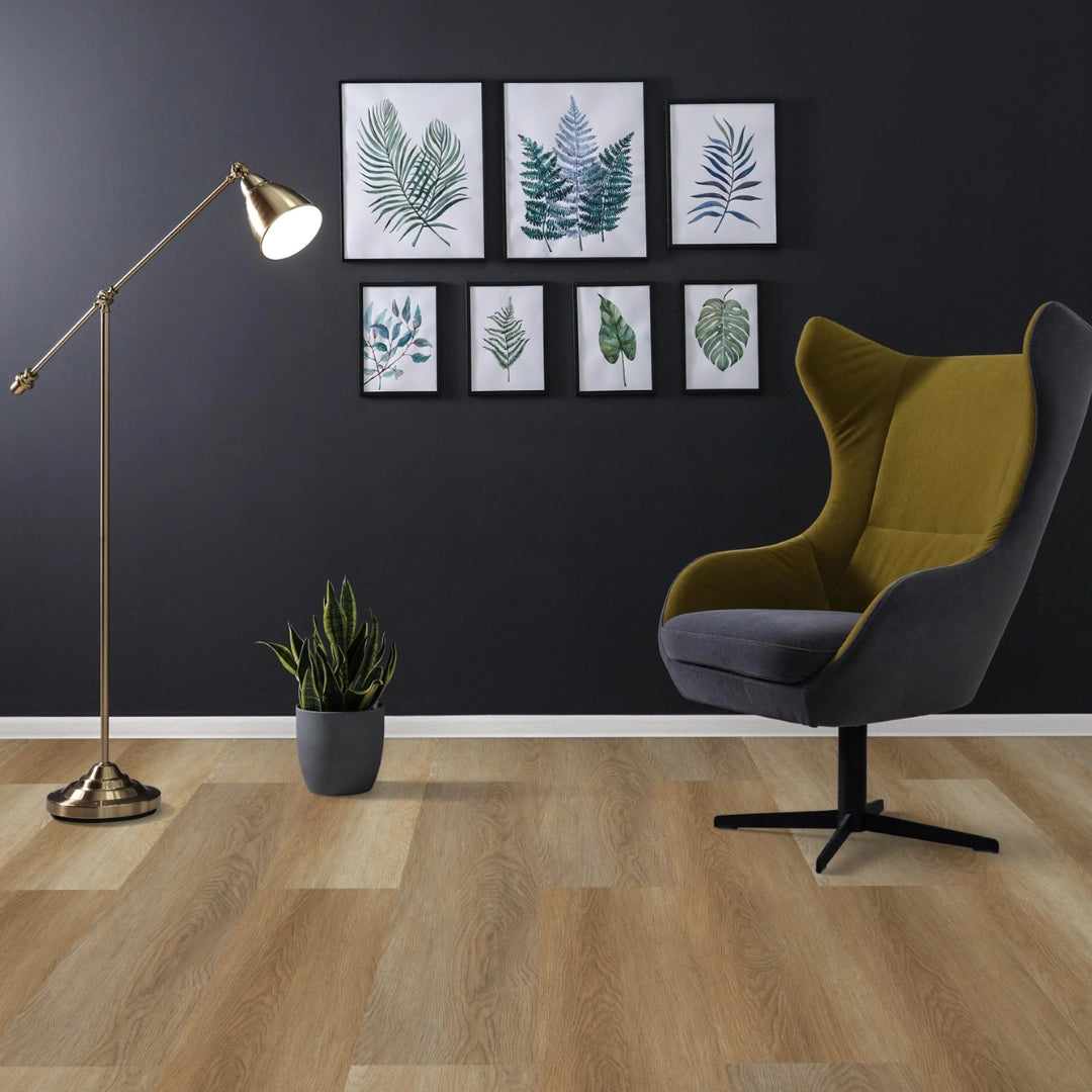 Klebe-Vinyl Gavarres Eiche Lang- und Breitdiele