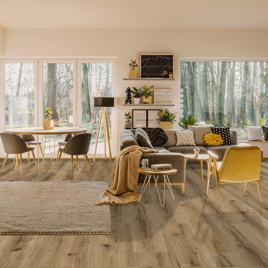 Klick-Vinyl Mombasa Eiche Breitdiele inkl. Trittschall