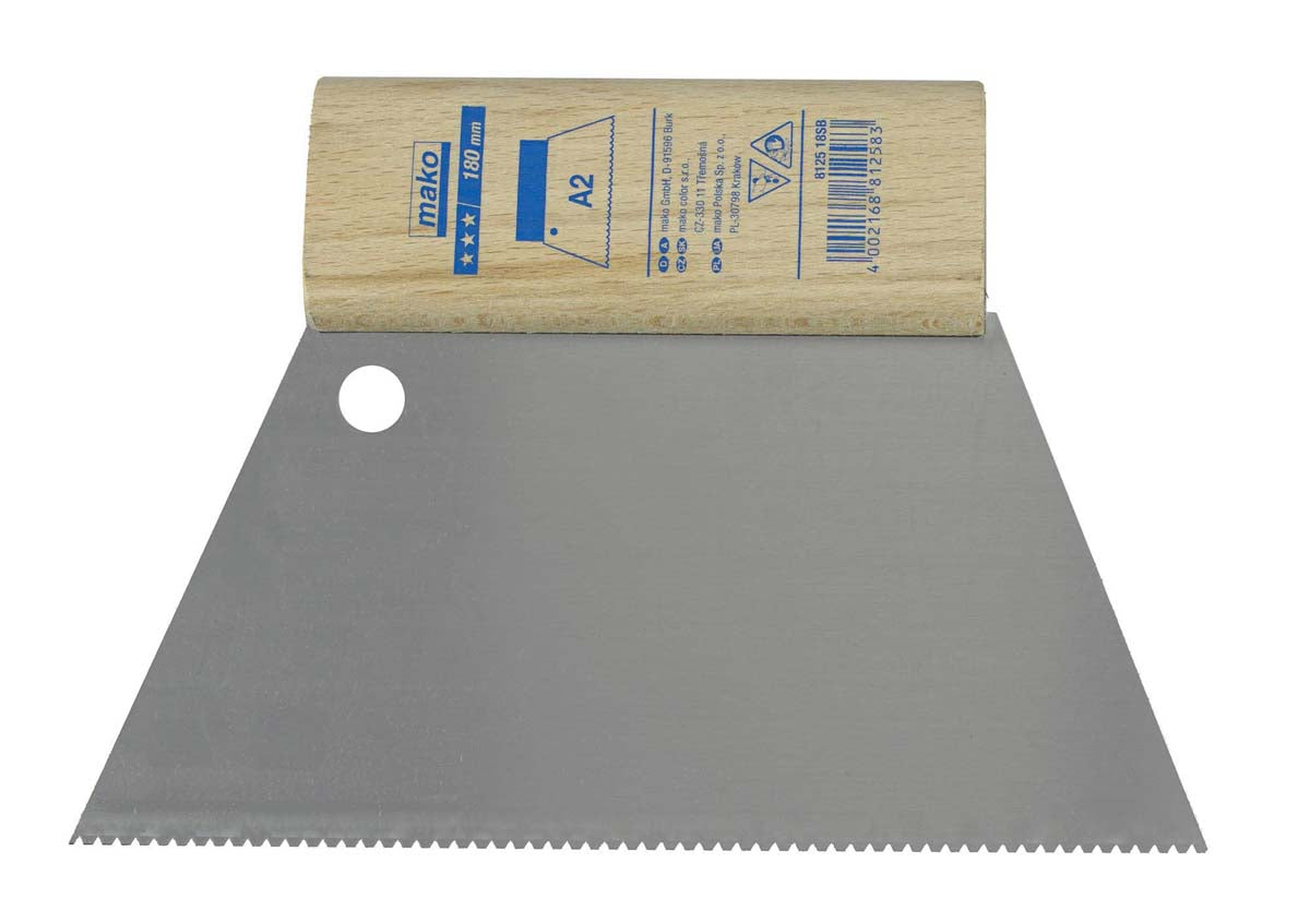 Kleberspachtel Trapezform - 18cm breit - A2