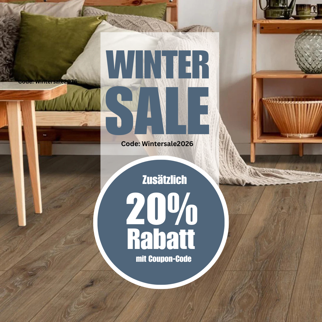 Klick-Vinyl Büren Eiche Diele inkl. Trittschall