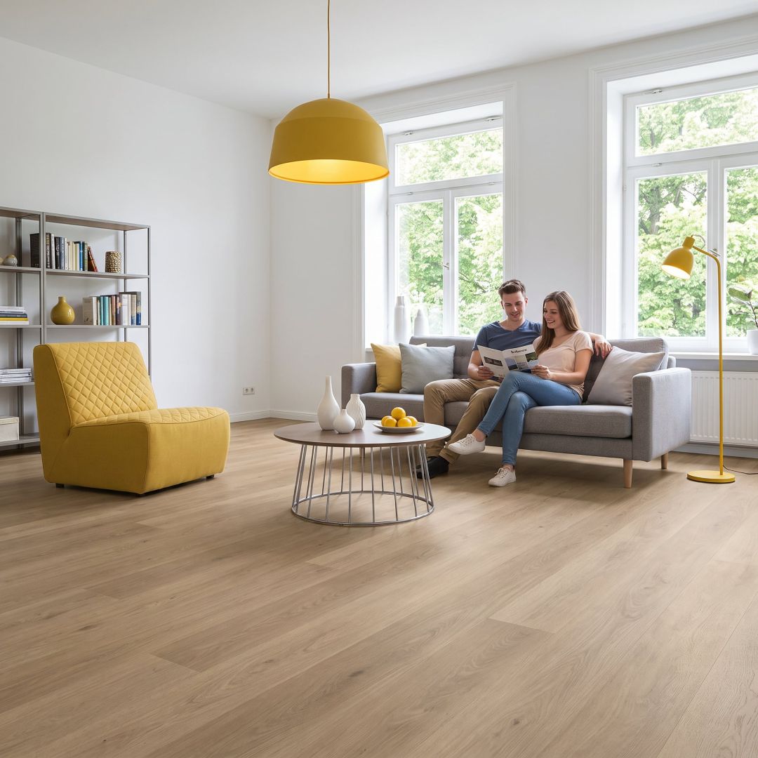 Klick-Vinyl Ems Breit- und Langdiele inkl. Trittschalldämmung